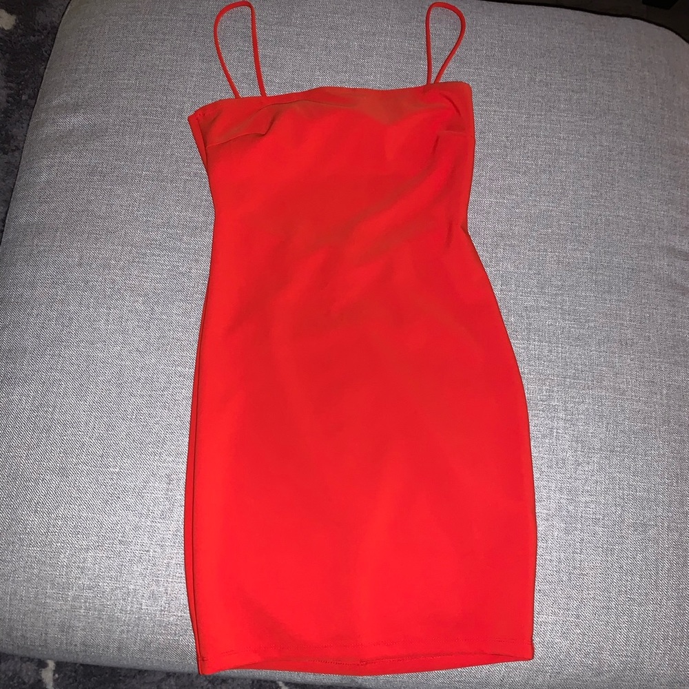 Bright Red Dress